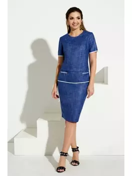 Юбочные костюмы 3636 электрик