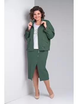 Юбочные костюмы 369 зеленый