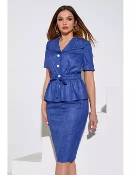 Юбочные костюмы 4040 синий