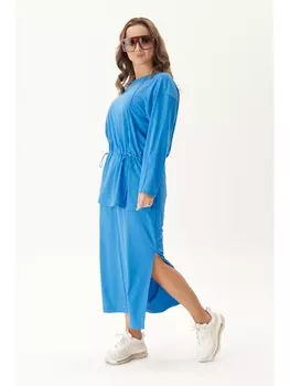 Юбочные костюмы 4716 голубой