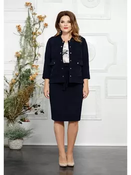 Юбочные костюмы 4826-2 синий