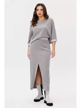 Юбочные костюмы 4898 серый
