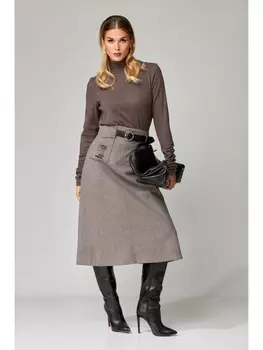 Юбочные костюмы 5235 кофе