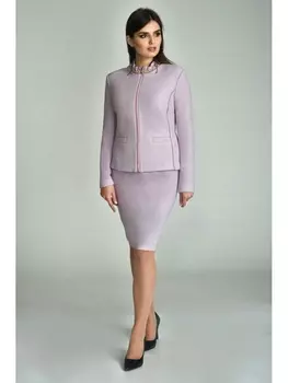 Юбочные костюмы 685-2019 (бледно-розовый)