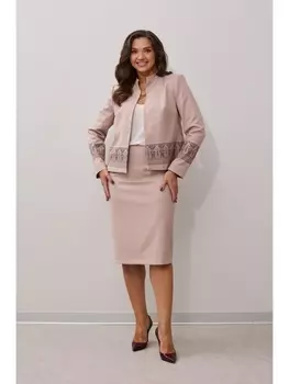 Юбочные костюмы 723-061 беж