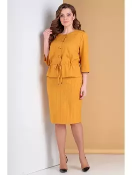 Юбочные костюмы 736 горчица