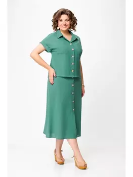 Юбочные костюмы 750.2 светлый изумруд