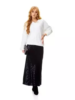 Юбочные костюмы 7550 белый, черный