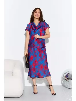 Юбочные костюмы 817 васильковый