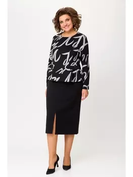 Юбочные костюмы 866-1 черный