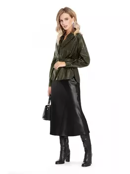 Юбочные костюмы 885 хаки+черный