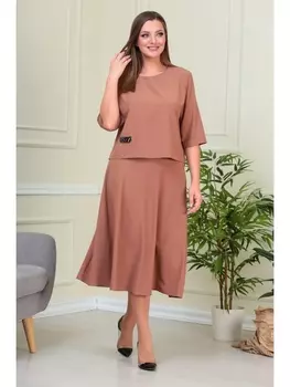Юбочные костюмы 885 коричневый