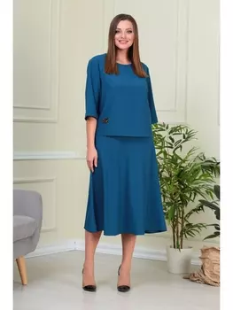 Юбочные костюмы 885 синий