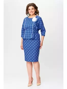 Юбочные костюмы 923 синий