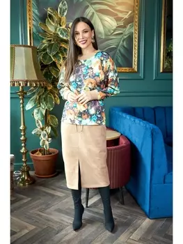 Юбочные костюмы 930 бежевый