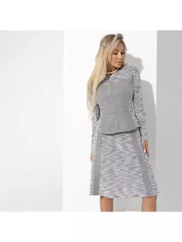 Юбочные костюмы Инста-стиль (2 в 1, grey )