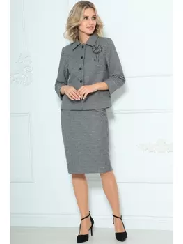 Юбочные костюмы Комплект 21091 серая лапка