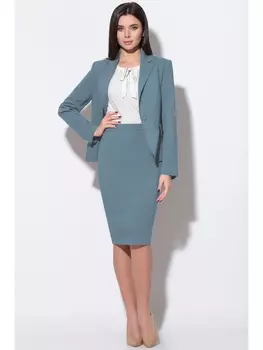 Юбочные костюмы Комплект 31988 темно-голубой