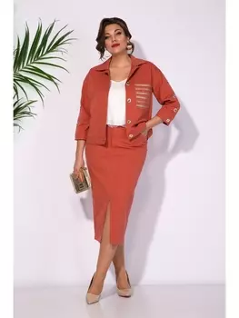 Юбочные костюмы М1285 терракот