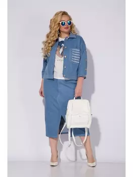 Юбочные костюмы М1285Н джинс