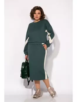 Юбочные костюмы М1369 зеленый