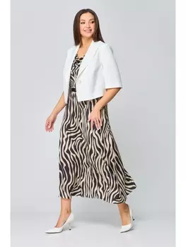 Юбочные костюмы М-1248 молочный, бежевый