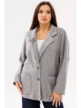 Кардиганы 1107 серый меланж