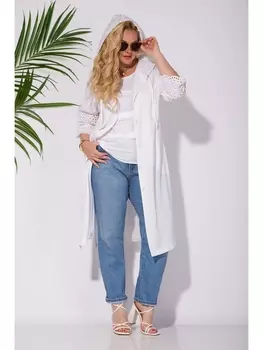 Кардиганы М1320 молочный