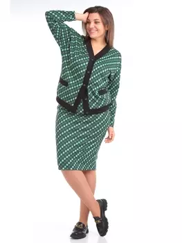 Кардиганы М-1217 зеленый