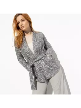 Кардиганы Стиль без повода (blue brown, с поясом)