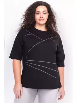 Кофты, джемперы Черный свитшот арт.3206