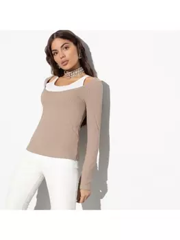 Кофты, джемперы Дерзкая чувственность (беж стайл, 2 в 1)