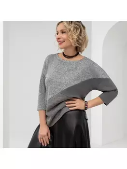 Кофты, джемперы Геометрия стиля (роскошный серый)