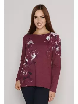 Кофты, джемперы Лонгслив Композиция, бордо меланж