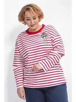 Кофты, джемперы Лонгслив в красную полоску арт.3701