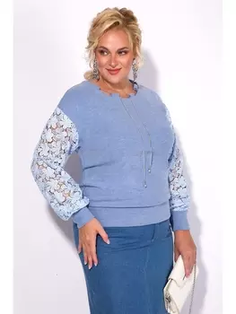 Кофты, джемперы М1345 голубой