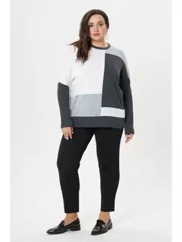 Кофты, джемперы Вязаный джемпер арт.3436 серый