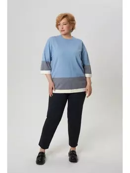 Кофты, джемперы Вязаный голубой джемпер арт.3416