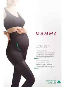 Колготки 174 Mamma 100 den Nero