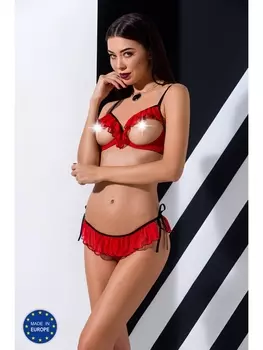 Комплекты белья Cherry set with open bra