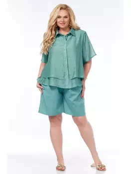 Костюмы с шортами 2301 морская волна