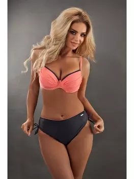Купальники Купальник Laura new Graphite-Salmon
