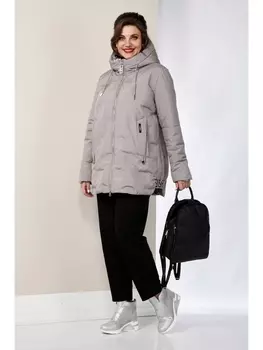 Куртки 2140 бежево-серый