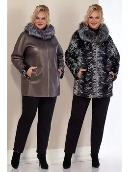 Куртки 2158 баклажан