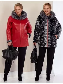 Куртки 2158 красный