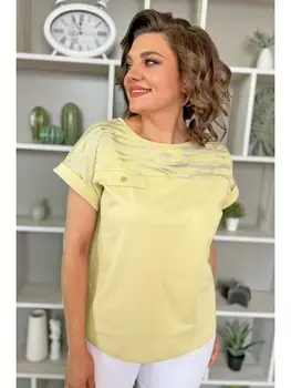 Майки, футболки 2135 желтый кр.