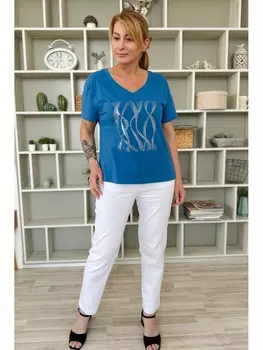 Майки, футболки 2228 голубой