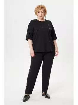 Майки, футболки Черная футболка с принтом арт.3454