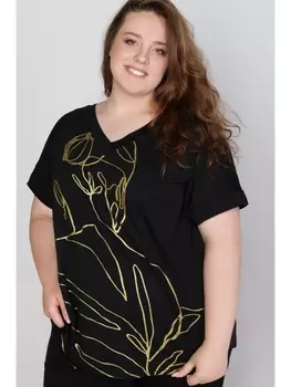 Майки, футболки Футболка Бархат , черный