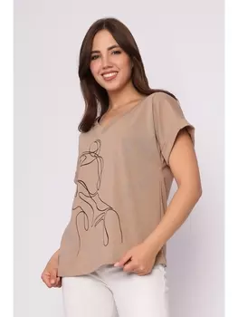 Майки, футболки Футболка Изящество , светло-коричневый